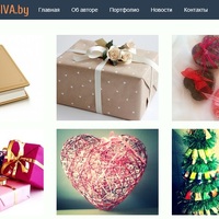 Создание сайта порфолио MARIVA.by